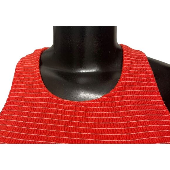 XS Nation Anthropologie Smocked Sleeveless Womens Top New Christine Tank - Picture 6 of 8